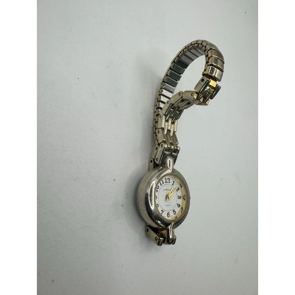 Vintage Woman's‎ Claremont Gold Tone Stretch Wrist Watch